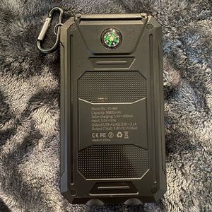 Solar powered power bank